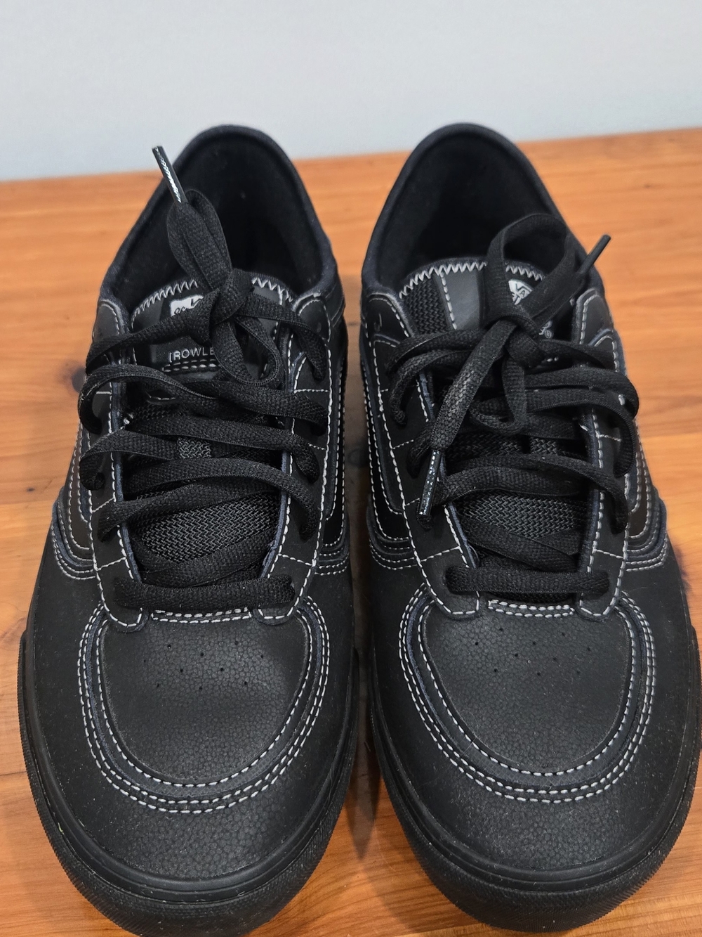 Vans Skate Rowley Low Top All Black Sneakers - PopCush Skateboarding